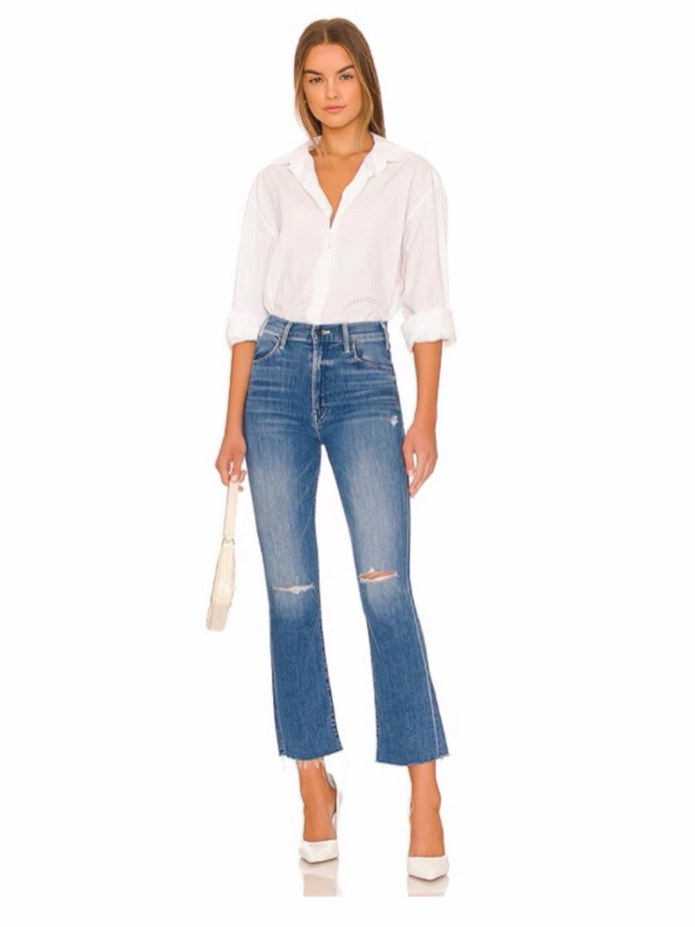 MOTHER The Hustler Ankle Fray in Can’t Stop Staring